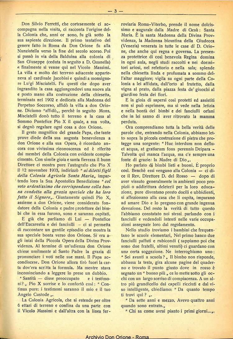 La piccola Opera della Divina Provvidenza, 31, 05, 01-05-1936, pagina 5