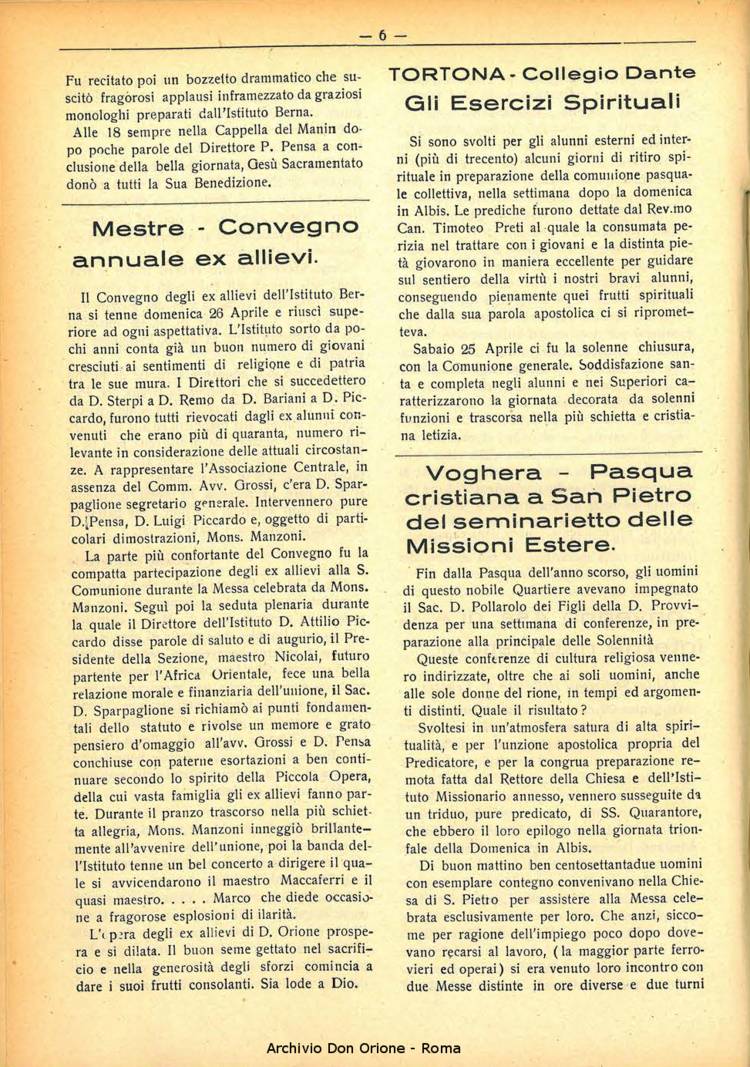 La piccola Opera della Divina Provvidenza, 31, 05, 01-05-1936, pagina 8