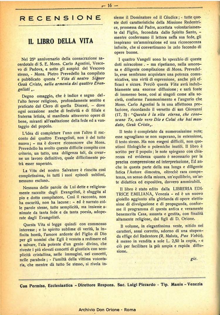 La piccola Opera della Divina Provvidenza, 31, 06, 01-06-1936, pagina 18