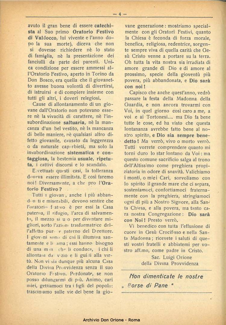 La piccola Opera della Divina Provvidenza, 31, 08, 01-08-1936, pagina 6