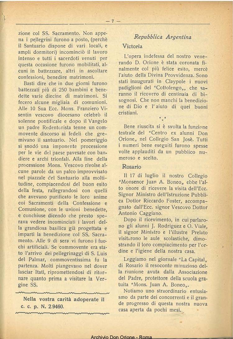 La piccola Opera della Divina Provvidenza, 31, 08, 01-08-1936, pagina 9
