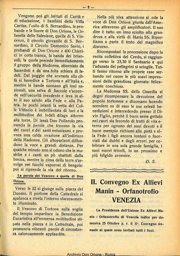 La piccola Opera della Divina Provvidenza, 31, 09, 01-09-1936, pagina 7