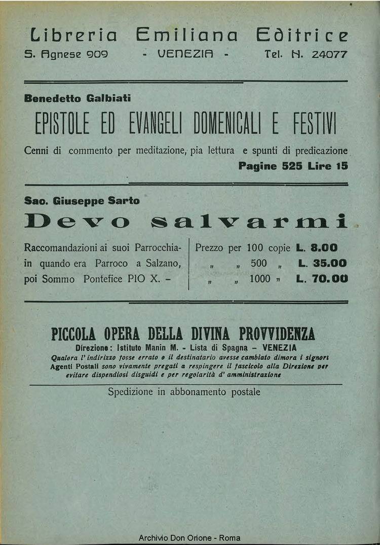 La piccola Opera della Divina Provvidenza, 31, 09, 01-09-1936, pagina 19