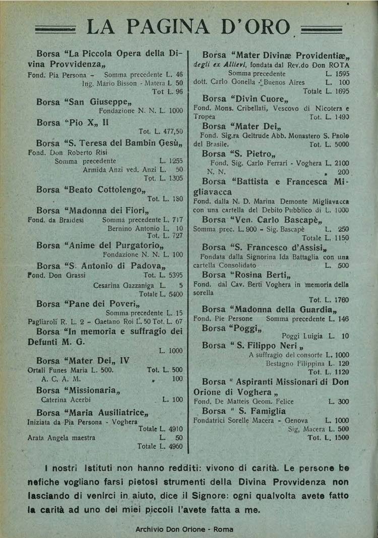 La piccola Opera della Divina Provvidenza, 31, 10, 01-10-1936, pagina 2