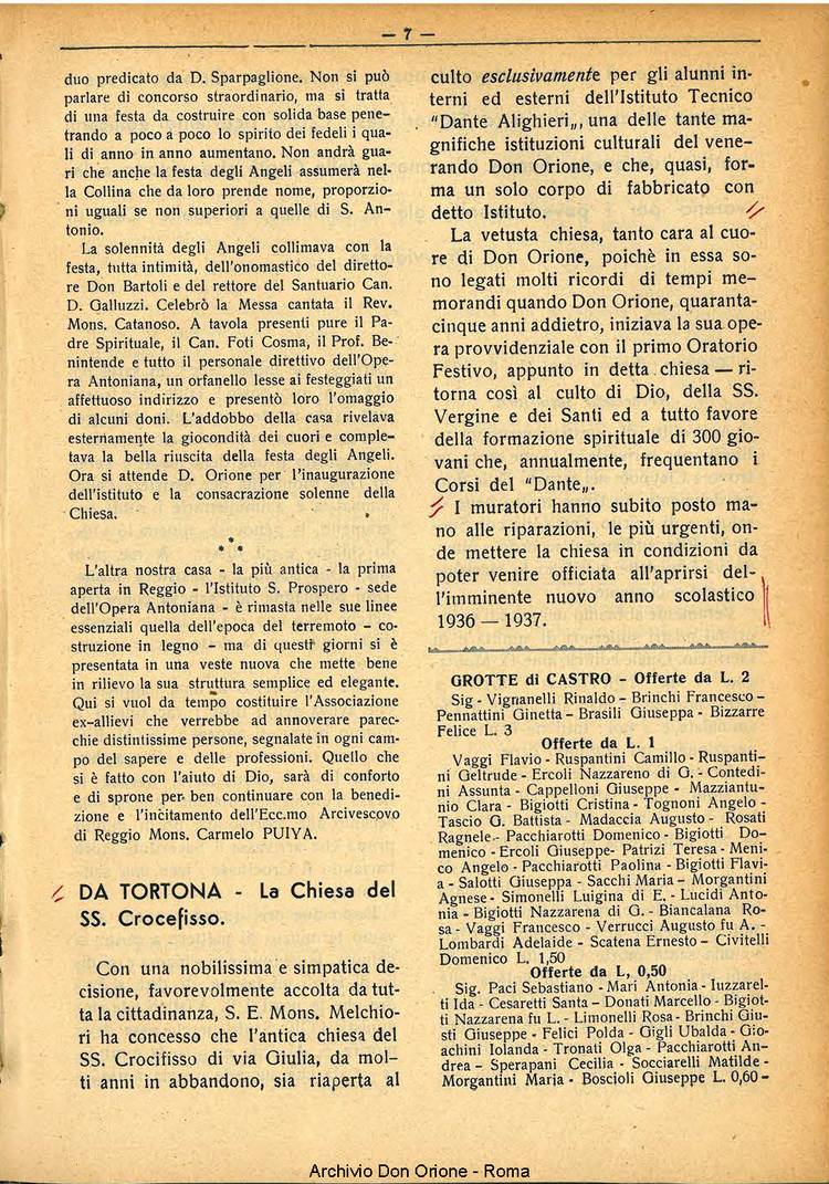 La piccola Opera della Divina Provvidenza, 31, 10, 01-10-1936, pagina 9