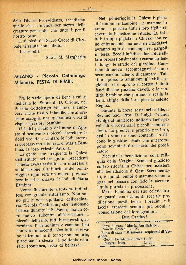 La piccola Opera della Divina Provvidenza, 31, 10, 01-10-1936, pagina 12