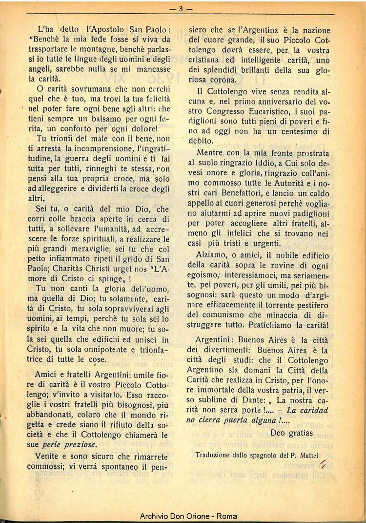 La piccola Opera della Divina Provvidenza, 31, 11, 01-11-1936, pagina 5