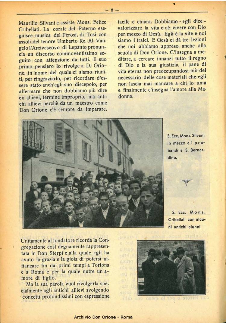 La piccola Opera della Divina Provvidenza, 31, 11, 01-11-1936, pagina 8