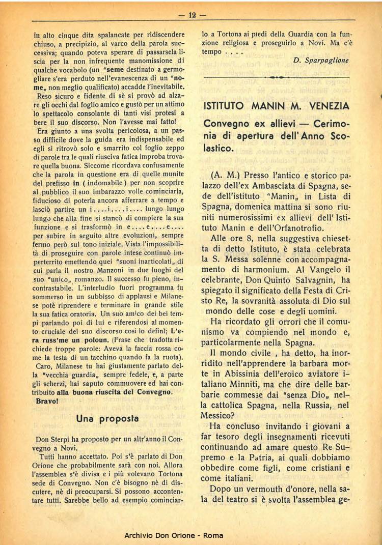 La piccola Opera della Divina Provvidenza, 31, 11, 01-11-1936, pagina 14