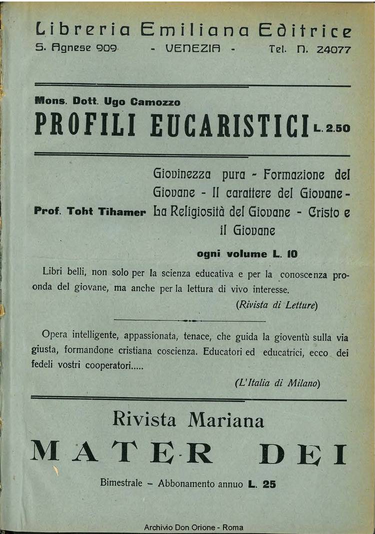 La piccola Opera della Divina Provvidenza, 31, 11, 01-11-1936, pagina 19
