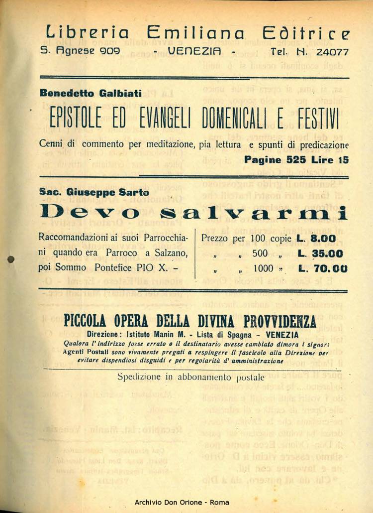 La piccola Opera della Divina Provvidenza, 31, 12, 01-12-1936, pagina 10