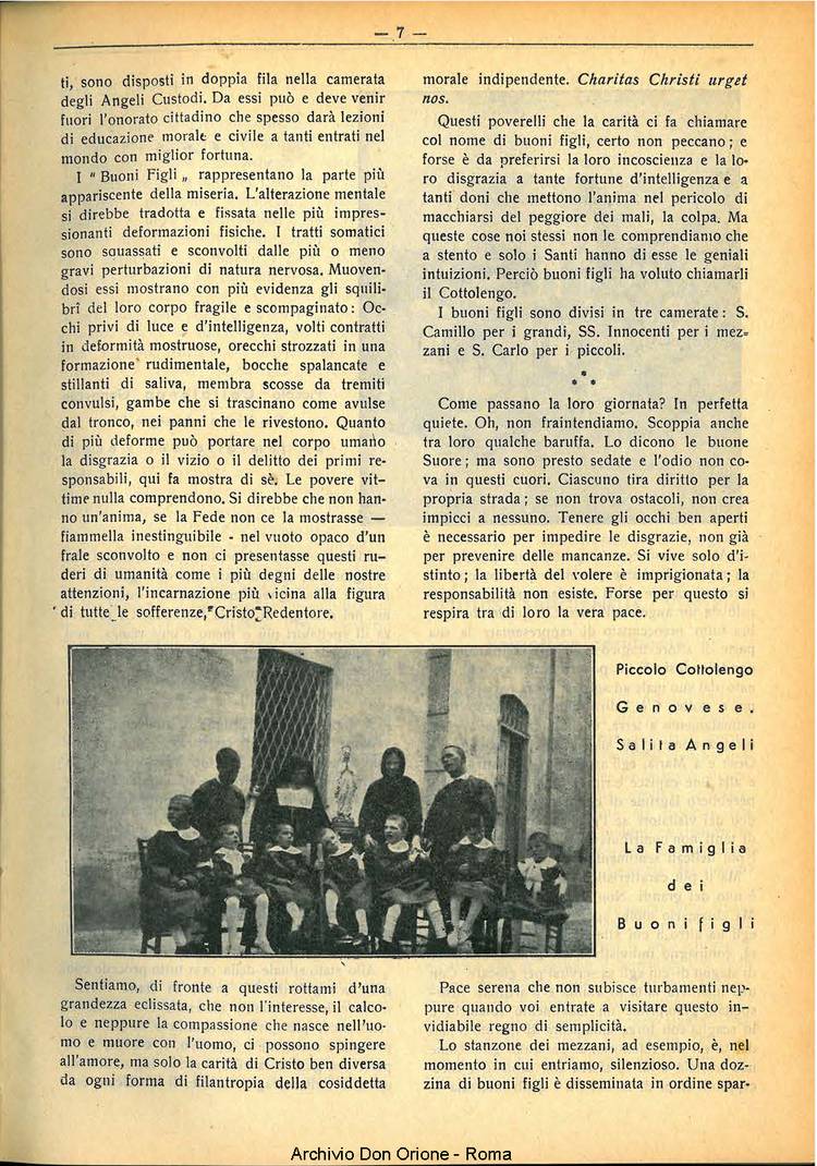 La piccola Opera della Divina Provvidenza, 32, 02, 01-02-1937, pagina 7