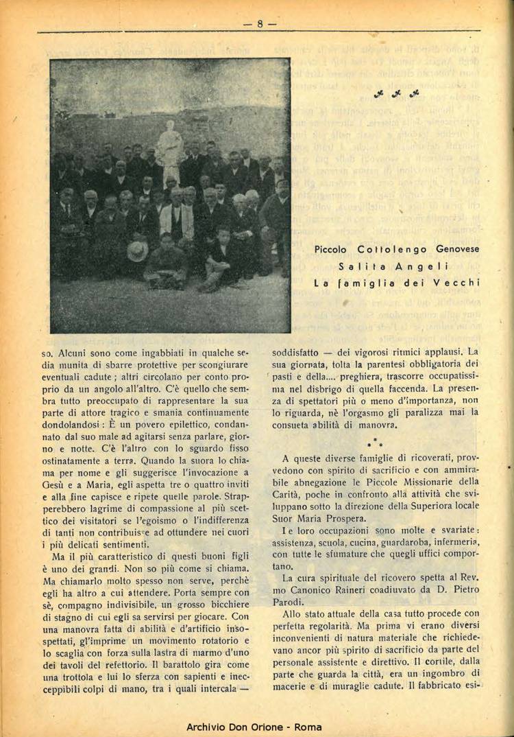 La piccola Opera della Divina Provvidenza, 32, 02, 01-02-1937, pagina 8