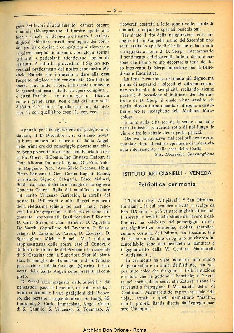 La piccola Opera della Divina Provvidenza, 32, 02, 01-02-1937, pagina 9