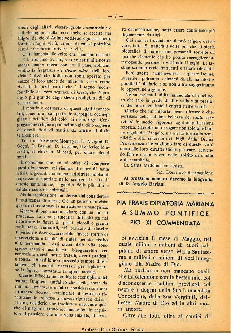 La piccola Opera della Divina Provvidenza, 32, 03, 01-03-1937, pagina 7