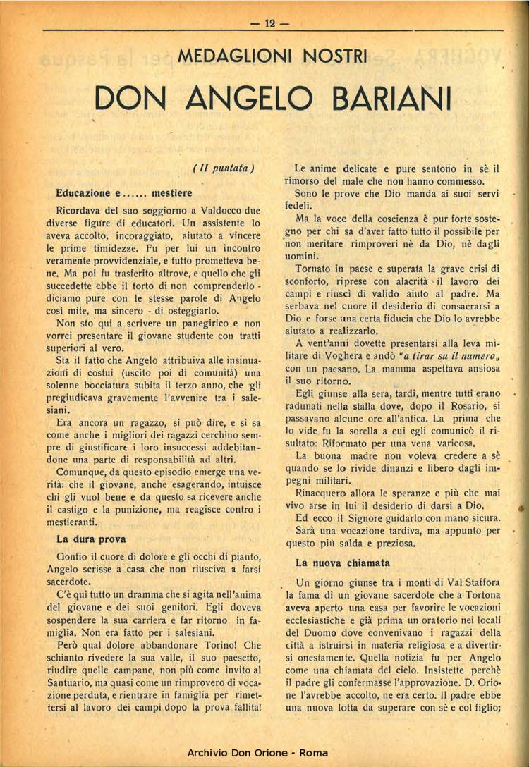 La piccola Opera della Divina Provvidenza, 32, 05, 01-05-1937, pagina 12