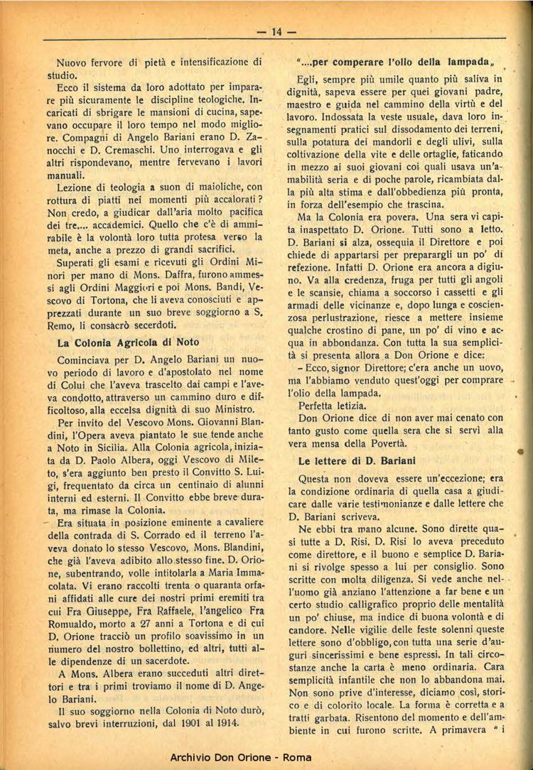 La piccola Opera della Divina Provvidenza, 32, 05, 01-05-1937, pagina 14