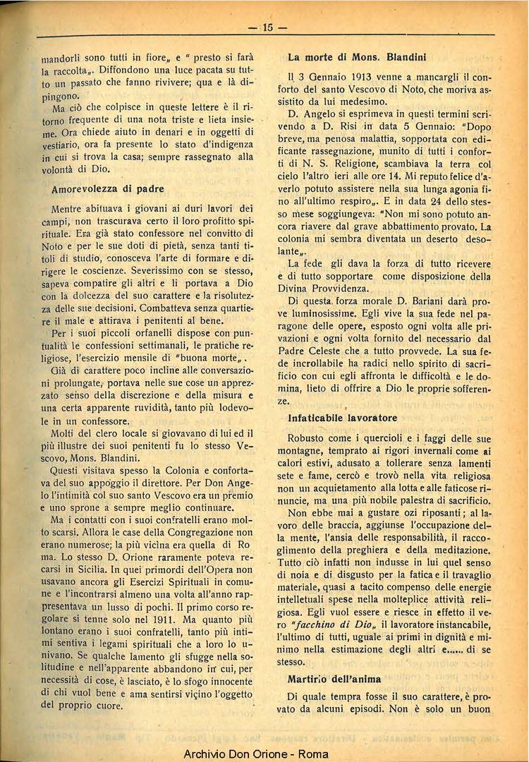 La piccola Opera della Divina Provvidenza, 32, 05, 01-05-1937, pagina 15