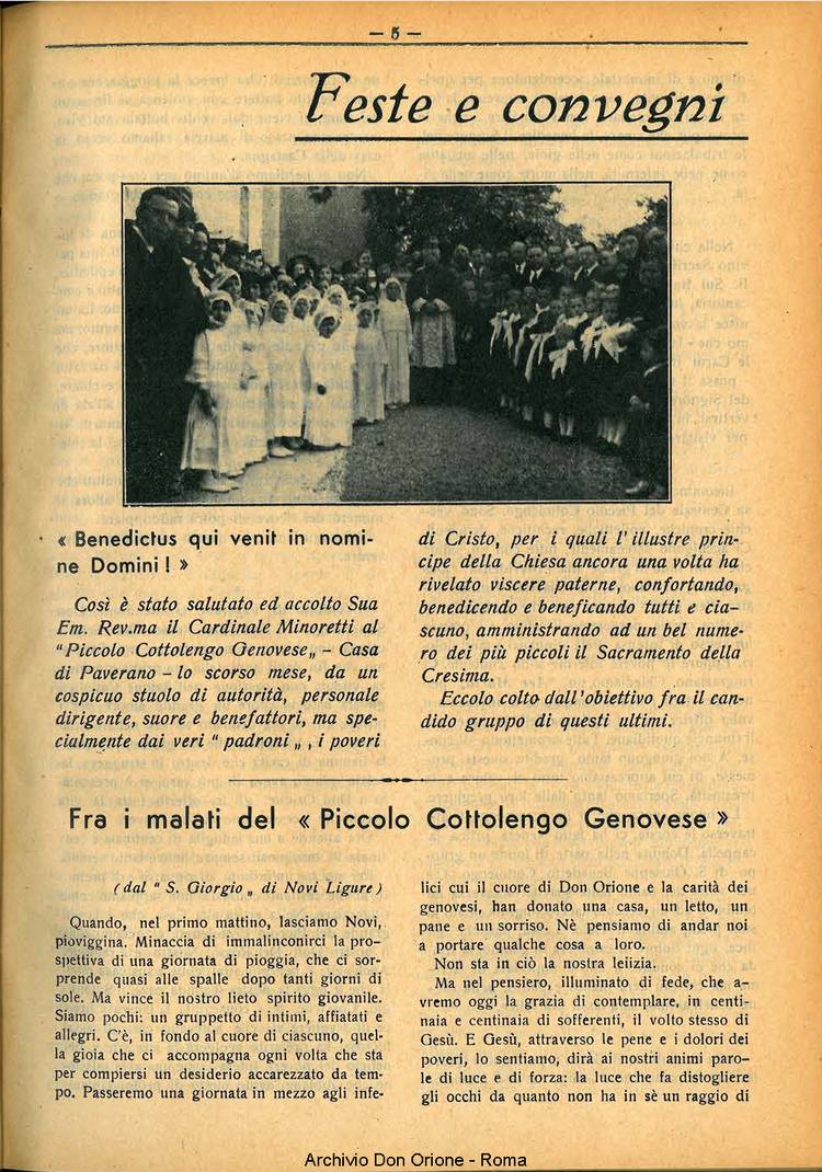 La piccola Opera della Divina Provvidenza, 32, 06, 01-06-1937, pagina 5