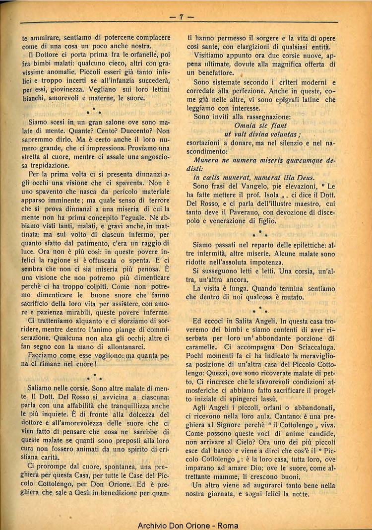 La piccola Opera della Divina Provvidenza, 32, 06, 01-06-1937, pagina 7