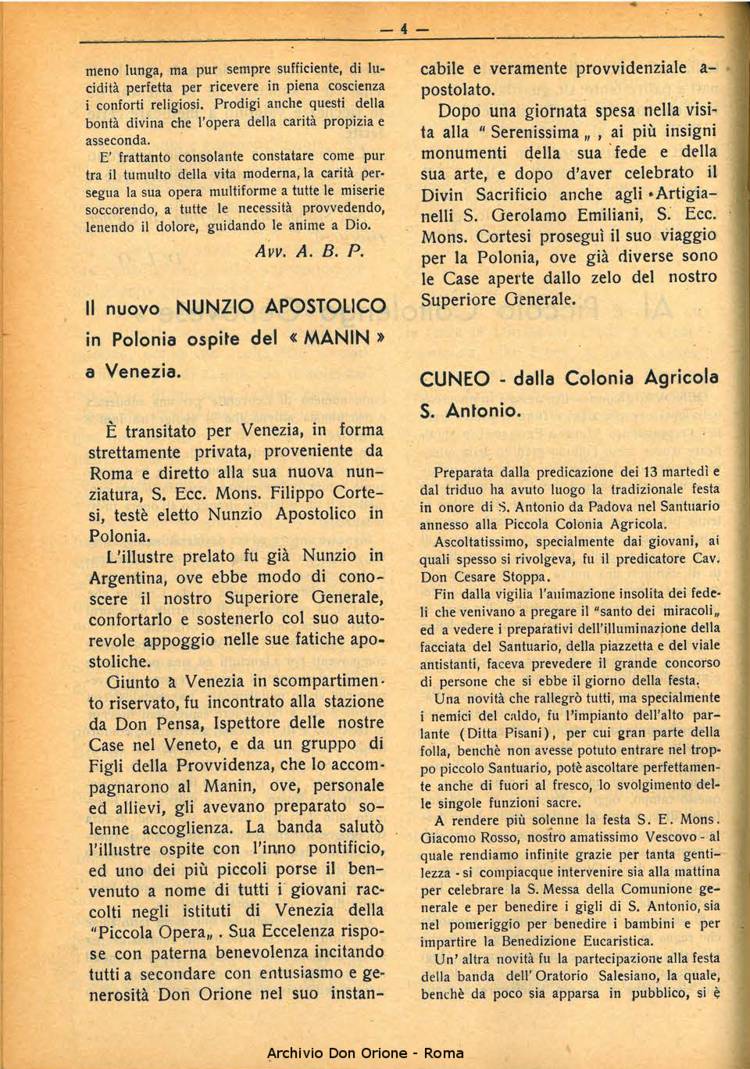 La piccola Opera della Divina Provvidenza, 32, 07, 01-07-1937, pagina 4