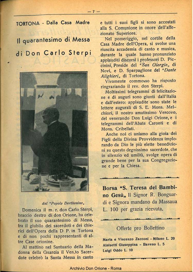 La piccola Opera della Divina Provvidenza, 32, 07, 01-07-1937, pagina 7