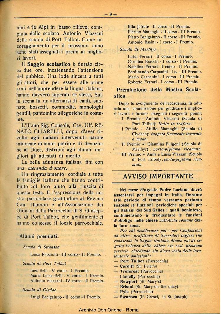 La piccola Opera della Divina Provvidenza, 32, 07, 01-07-1937, pagina 9