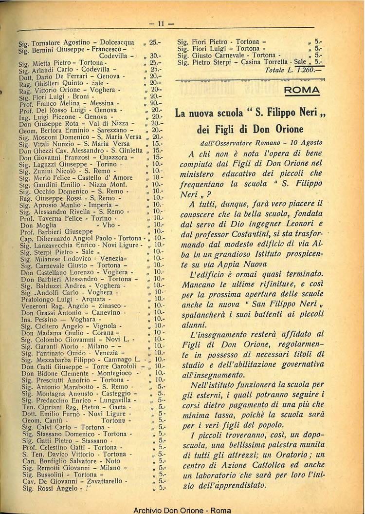 La piccola Opera della Divina Provvidenza, 32, 08, 01-09-1937, pagina 11