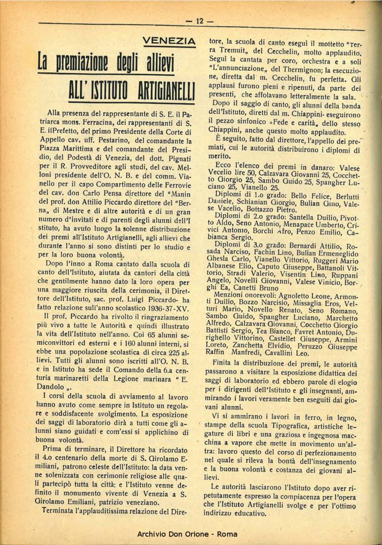 La piccola Opera della Divina Provvidenza, 32, 08, 01-09-1937, pagina 12