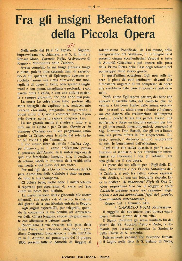 La piccola Opera della Divina Provvidenza, 32, 10, 01-10-1937, pagina 4