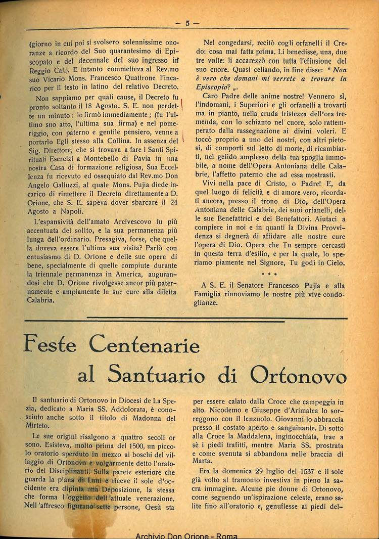 La piccola Opera della Divina Provvidenza, 32, 10, 01-10-1937, pagina 5