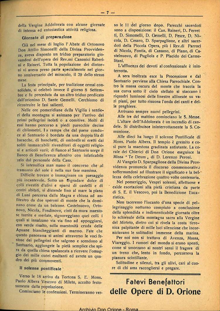 La piccola Opera della Divina Provvidenza, 32, 10, 01-10-1937, pagina 7