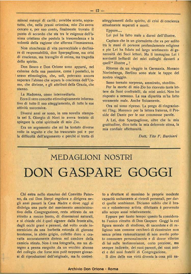 La piccola Opera della Divina Provvidenza, 32, 10, 01-10-1937, pagina 12
