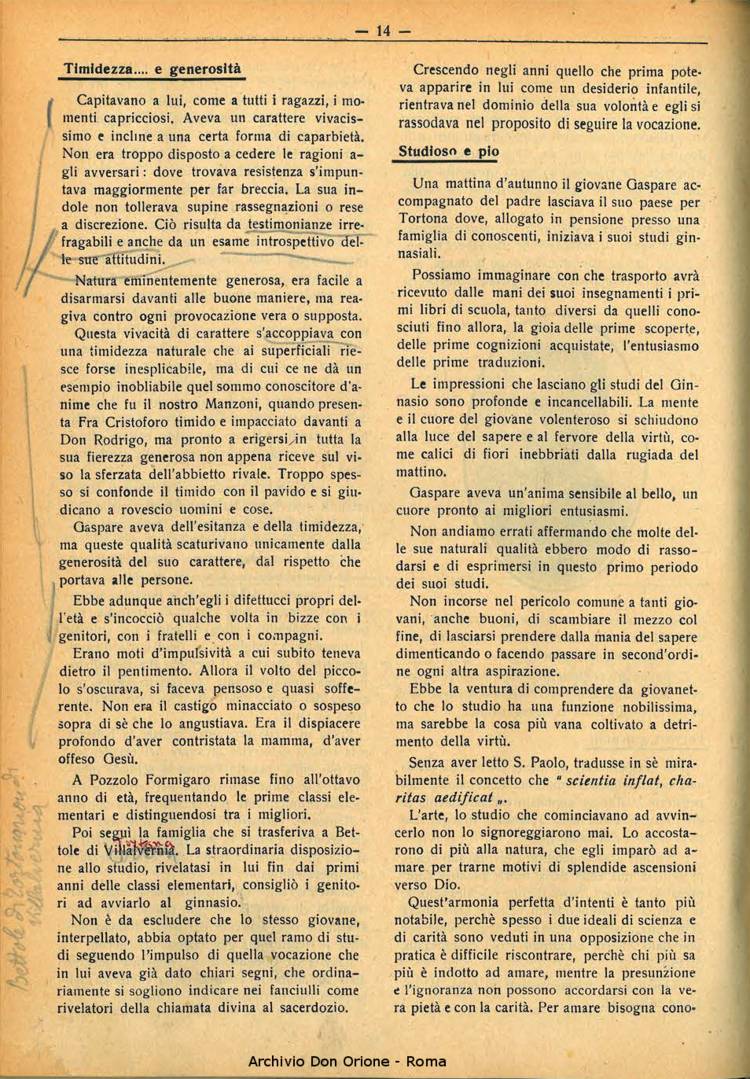 La piccola Opera della Divina Provvidenza, 32, 10, 01-10-1937, pagina 14