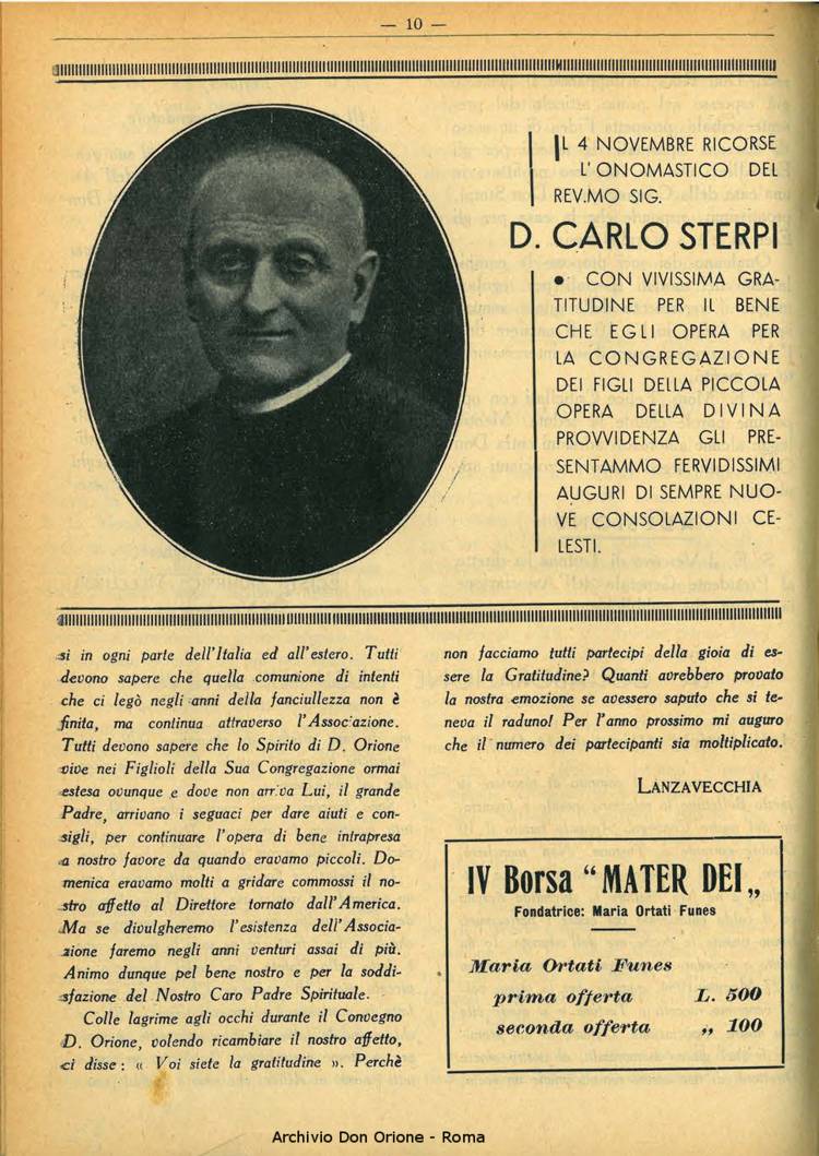 La piccola Opera della Divina Provvidenza, 32, 11, 01-11-1937, pagina 10