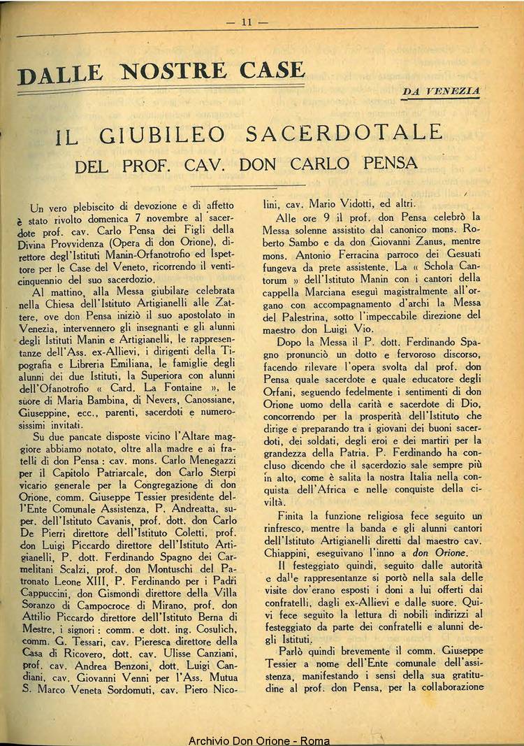 La piccola Opera della Divina Provvidenza, 32, 11, 01-11-1937, pagina 11