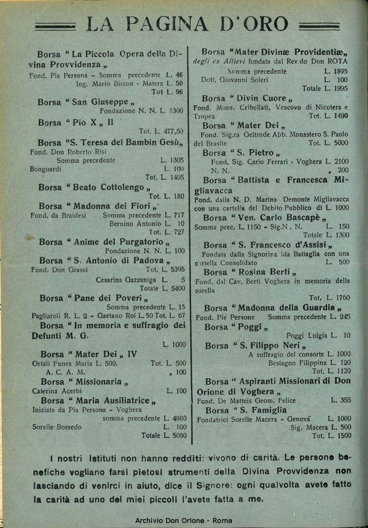 La piccola Opera della Divina Provvidenza, 33, 01, 01-02-1938, pagina 2