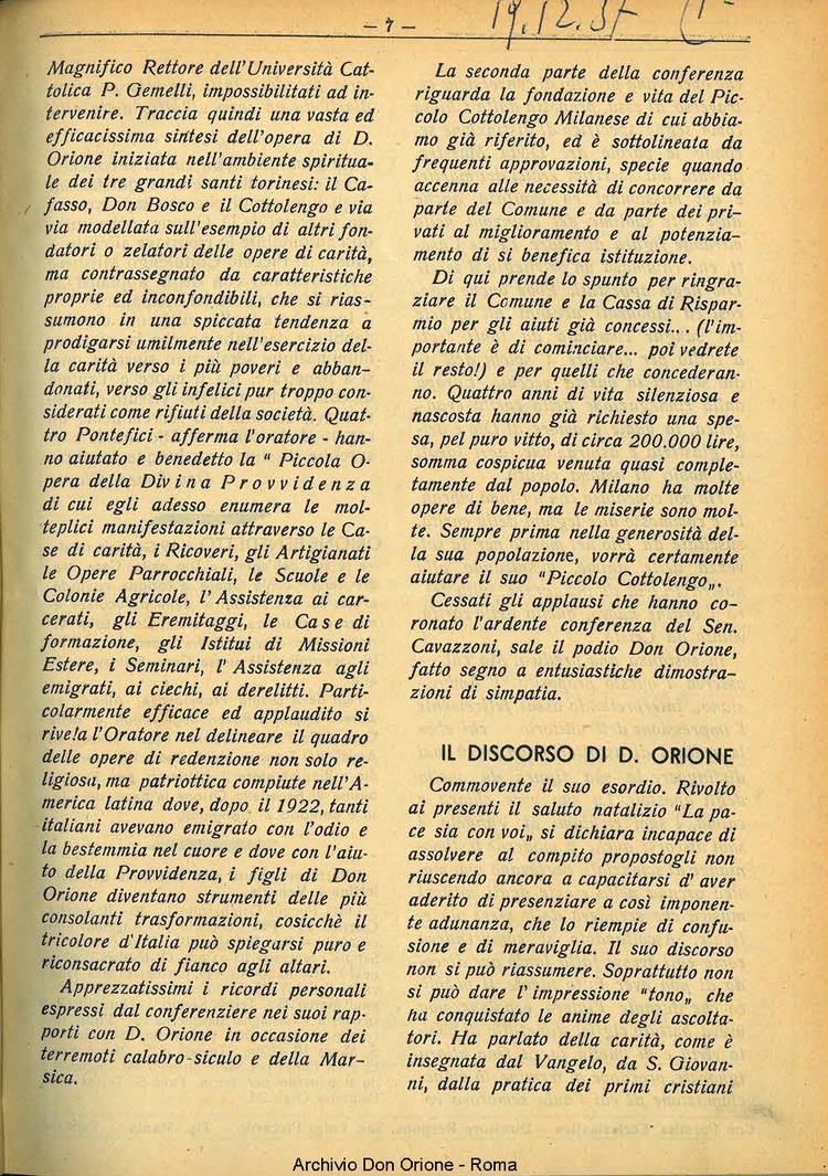 La piccola Opera della Divina Provvidenza, 33, 01, 01-02-1938, pagina 9