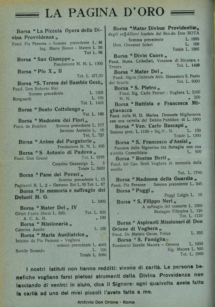 La piccola Opera della Divina Provvidenza, 33, 02, 01-02-1938, pagina 2