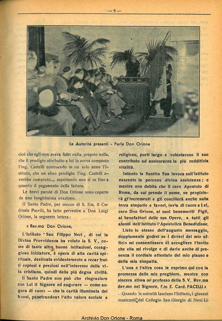 La piccola Opera della Divina Provvidenza, 33, 02, 01-02-1938, pagina 7