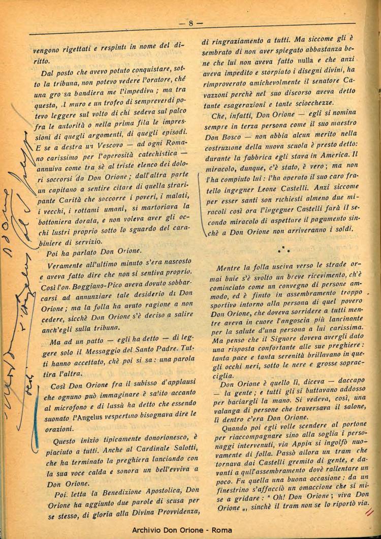 La piccola Opera della Divina Provvidenza, 33, 02, 01-02-1938, pagina 10