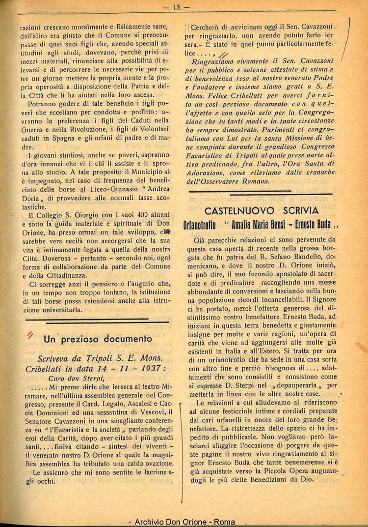 La piccola Opera della Divina Provvidenza, 33, 02, 01-02-1938, pagina 15