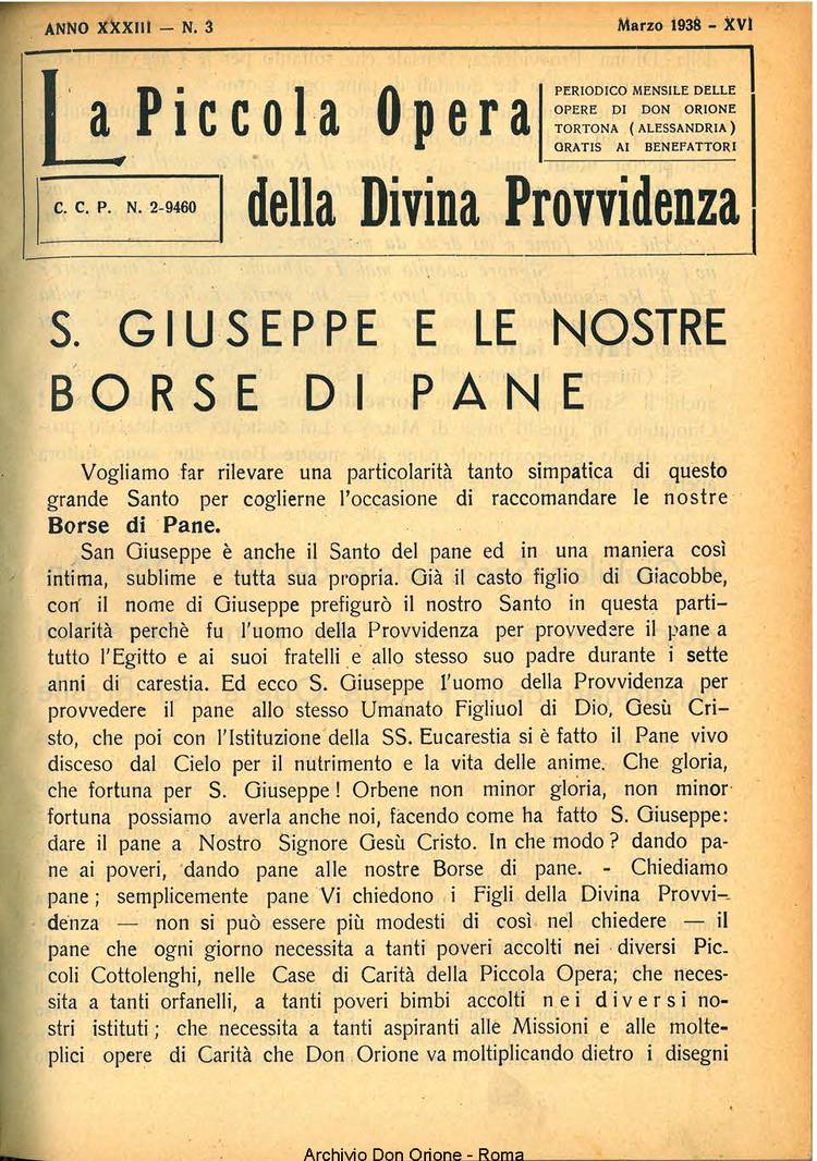 La piccola Opera della Divina Provvidenza, 33, 03, 01-03-1983, pagina 3