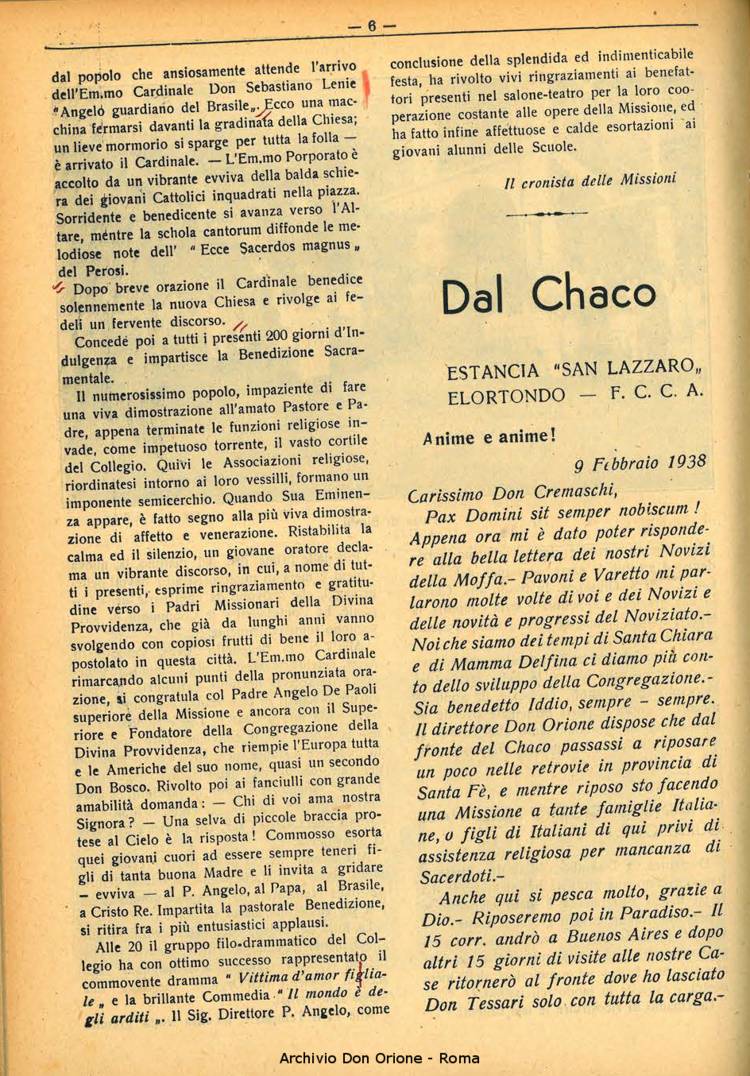 La piccola Opera della Divina Provvidenza, 33, 03, 01-03-1983, pagina 8