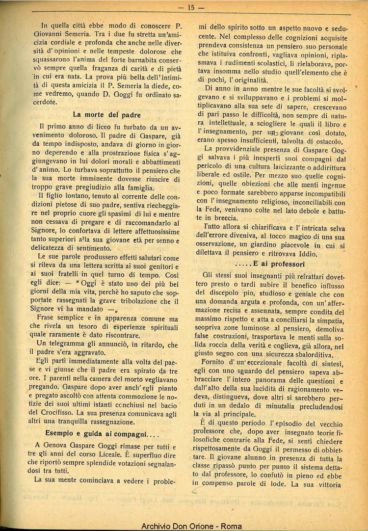 La piccola Opera della Divina Provvidenza, 33, 03, 01-03-1983, pagina 17