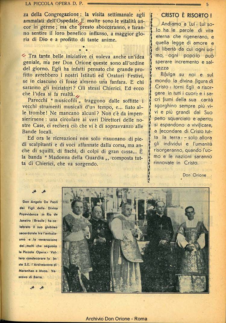 La piccola Opera della Divina Provvidenza, 33, 04, 01-04-1938, pagina 7