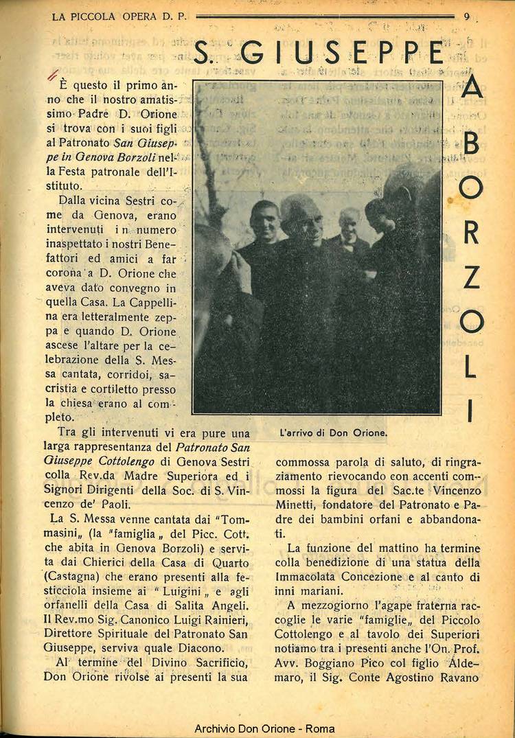 La piccola Opera della Divina Provvidenza, 33, 04, 01-04-1938, pagina 11