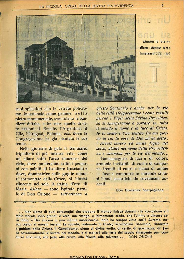La piccola Opera della Divina Provvidenza, 33, 05, 01-05-1938, pagina 7