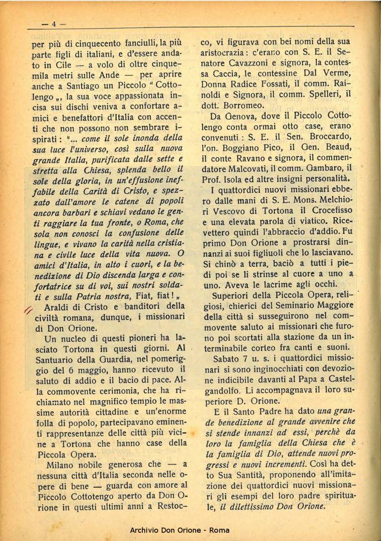 La piccola Opera della Divina Provvidenza, 33, 06, 01-06-1938, pagina 6