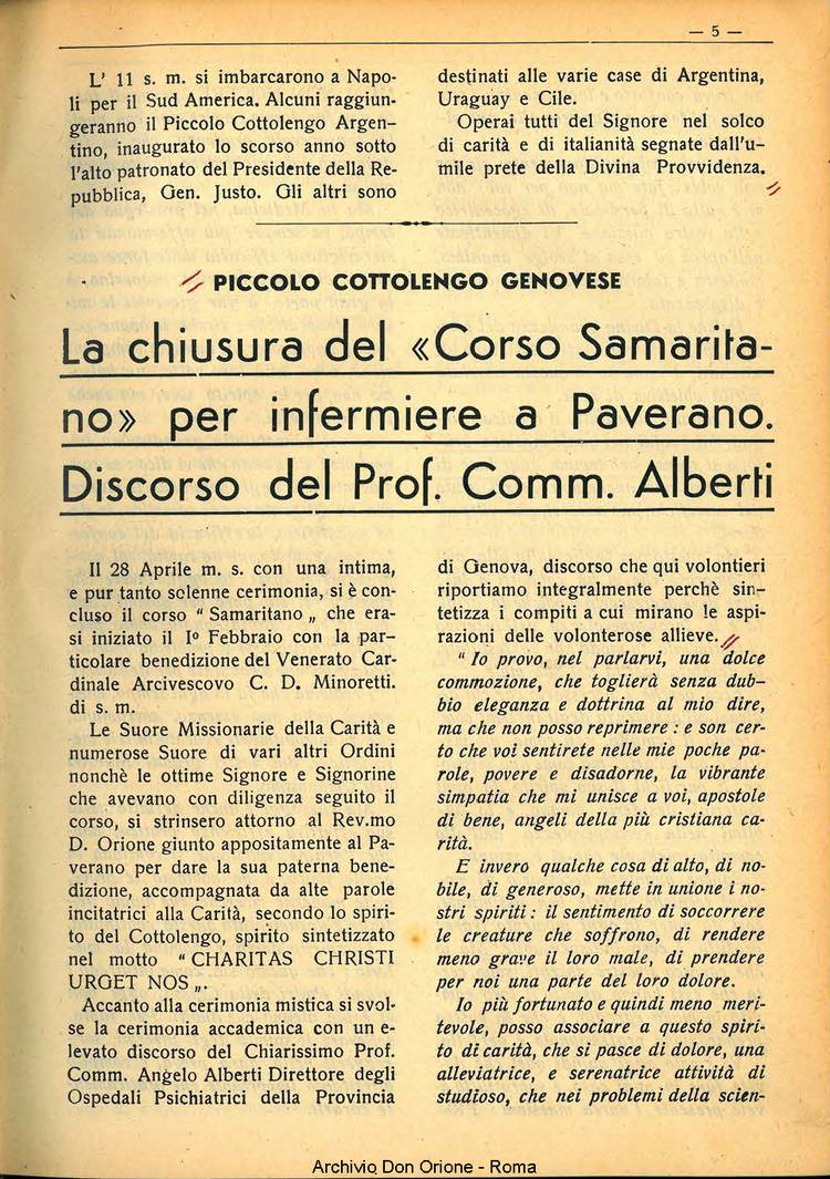 La piccola Opera della Divina Provvidenza, 33, 06, 01-06-1938, pagina 7